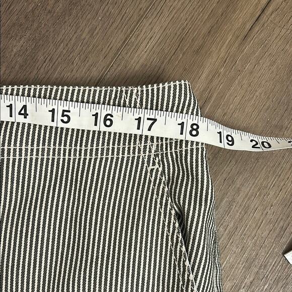 Talbots Women’s Gray White Striped Nautical Summer Classic Basic Skirt Size 14 - Picture 4 of 8